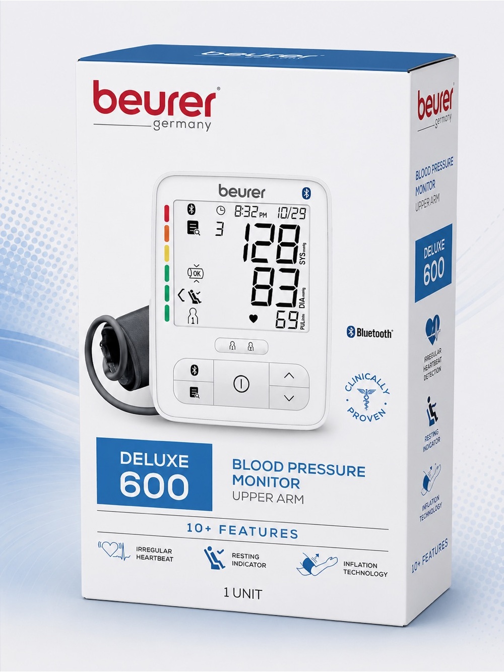 Beurer Deluxe 600 Upper-Arm Blood Pressure Monitor - Picture 7 of 7
